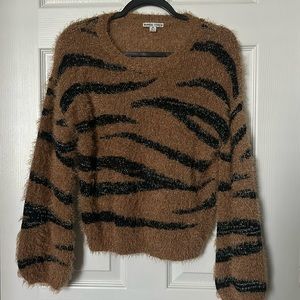 Animal print sweater
